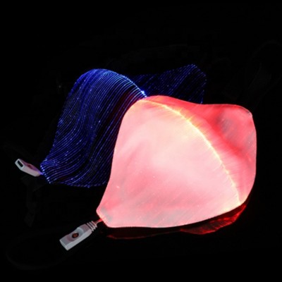 New LED Anti Dust Mask 7 Color Changeable Luminous Mask With USB Charge Masks for Break Dance DJ Music Party Halloween