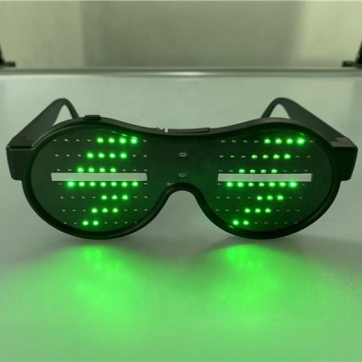 LED Flashing Glasses Festival Rave Party LED Eye Glasses with 16 Modes